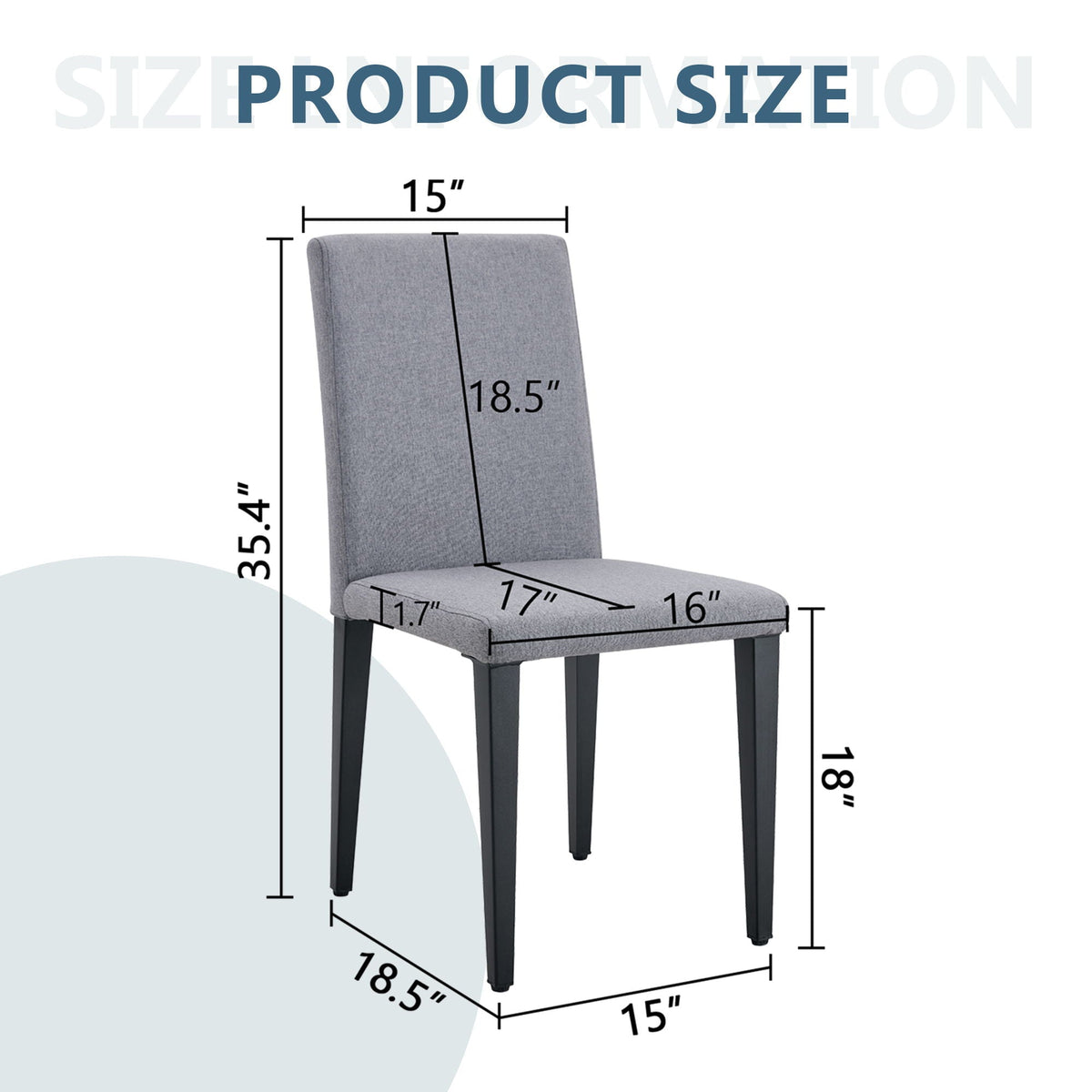 Versatile Dining Chairs With Comfortable Design And Metal Legs by Unique Piece Furniture