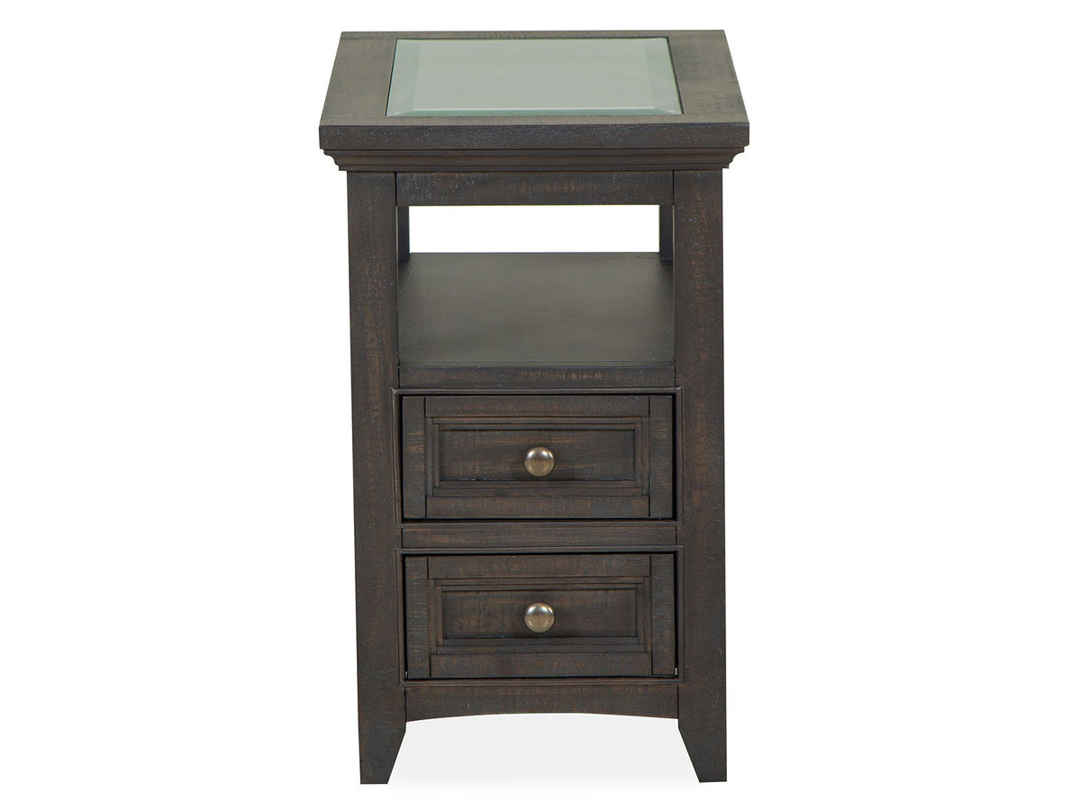 Westley Falls - Chairside End Table - Graphite by Unique Piece Furniture