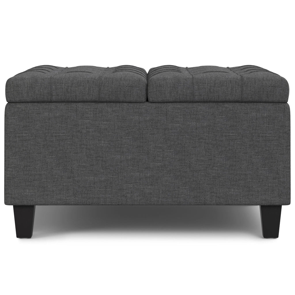 Harrison - Upholstered Coffee Table Storage Ottoman by Unique Piece Furniture