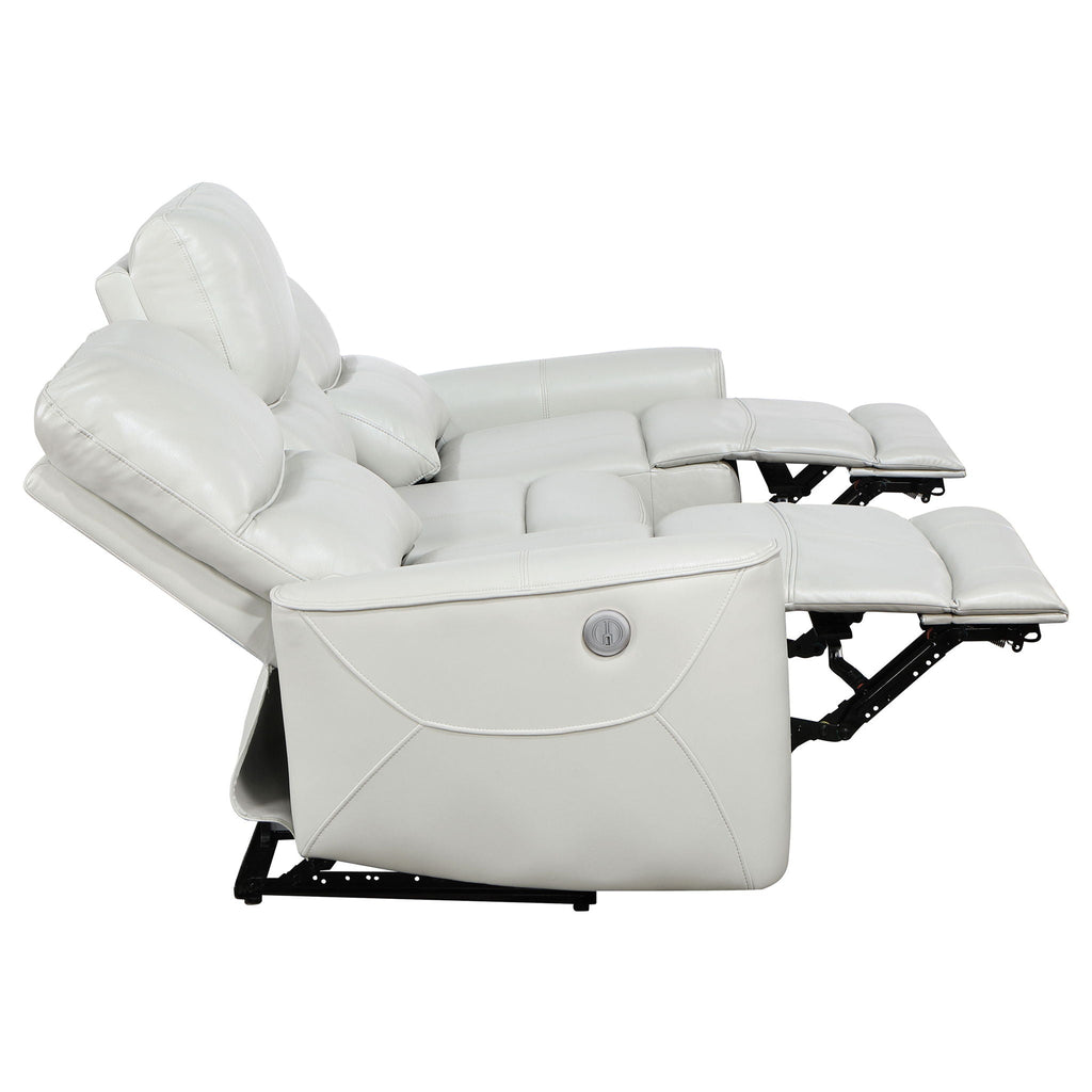 Greenfield 3-piece Power Reclining Sofa Set Dove Grey by Unique Piece Furniture