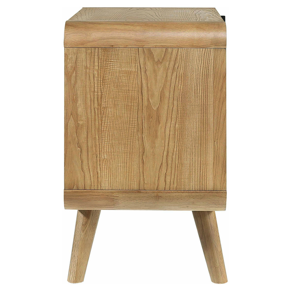 Robyn 2-drawer Nightstand Bedside Table Light Ash by Unique Piece Furniture