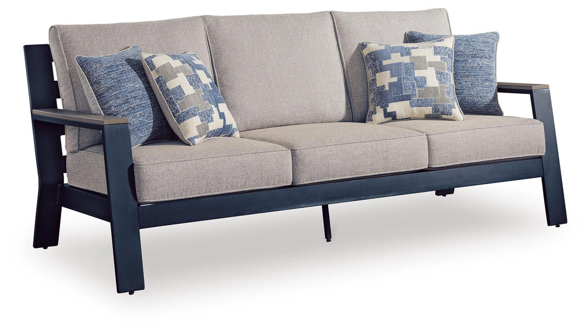 East Beach - Sofa With Cushion - Blue by Unique Piece Furniture