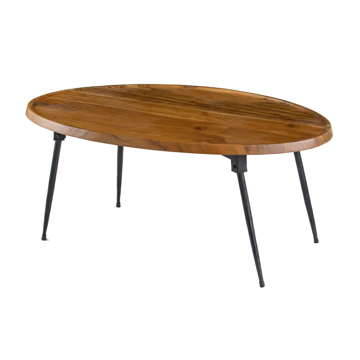 Oval Coffee Table - Brown by Unique Piece Furniture