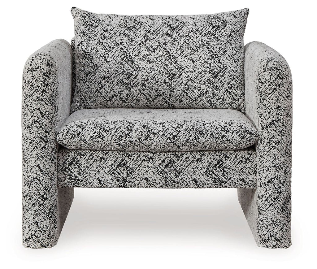 Kenbell - Accent Chair - Black / White by Unique Piece Furniture