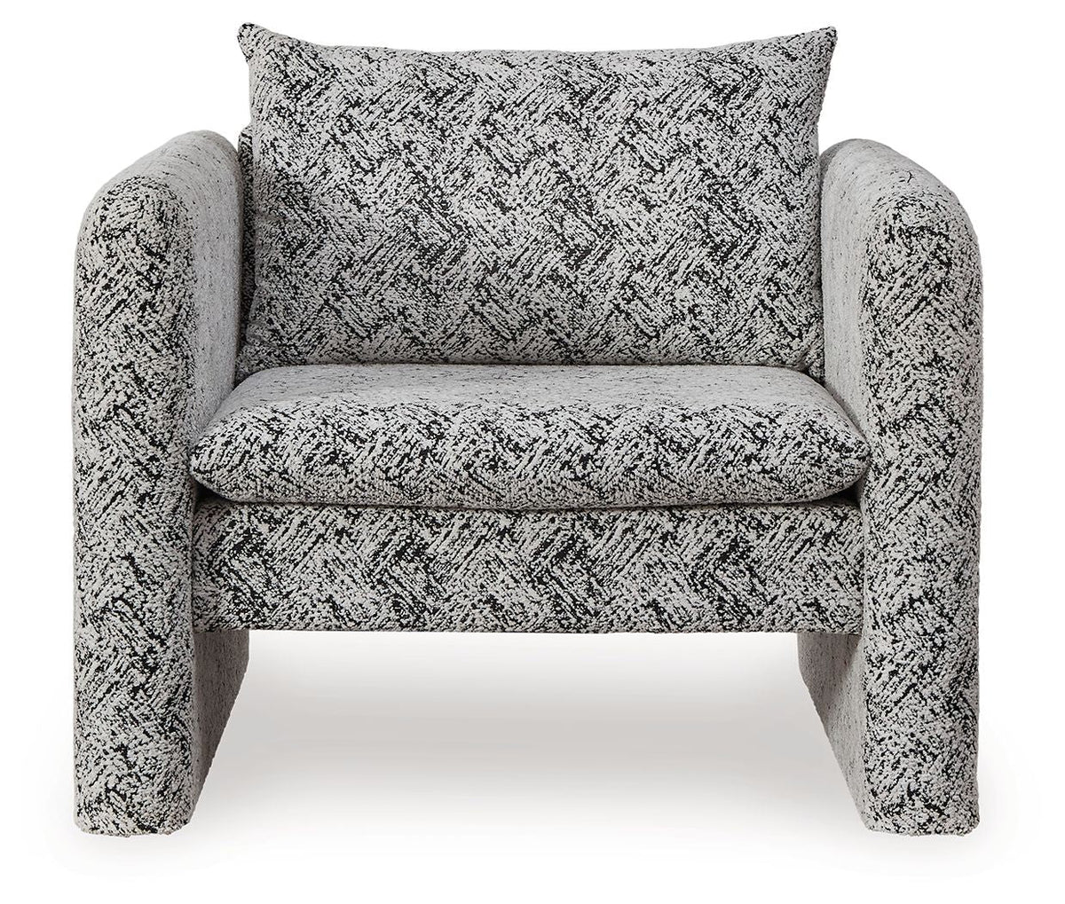 Kenbell - Accent Chair - Black / White by Unique Piece Furniture