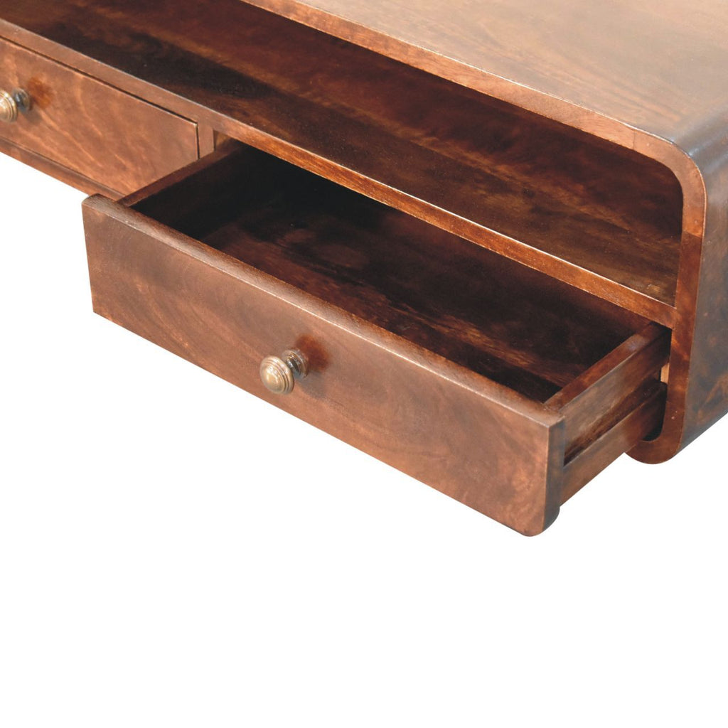 Floating Open Console - Walnut by Unique Piece Furniture