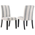 Herran Upholstered Dining Side Chair Beige (Set of 2) by Unique Piece Furniture