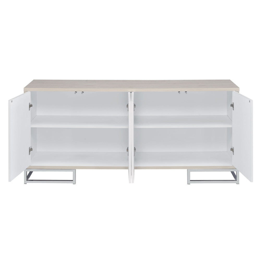 Liam - Marble Paint Console Cabinet - Multi by Unique Piece Furniture