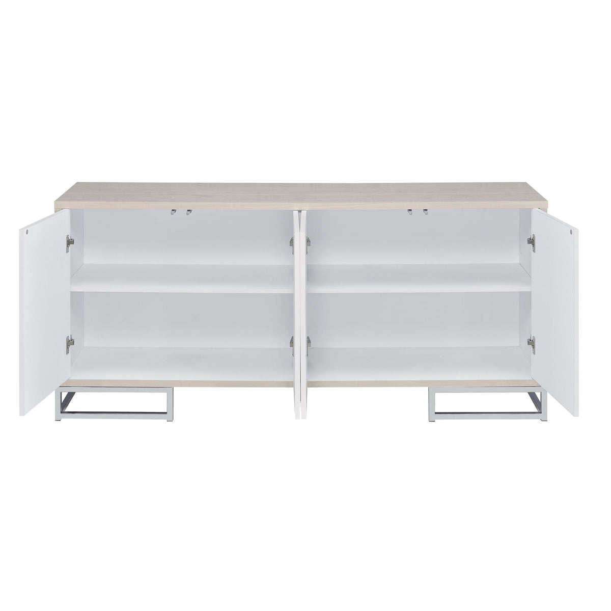 Liam - Marble Paint Console Cabinet - Multi by Unique Piece Furniture