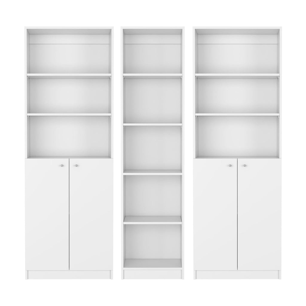 Levan - 3 Piece Living Room Set With 3 Bookcases by Unique Piece Furniture