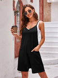 Lovelet Spaghetti Strap Romper with Pockets by Wild and Free Boutique