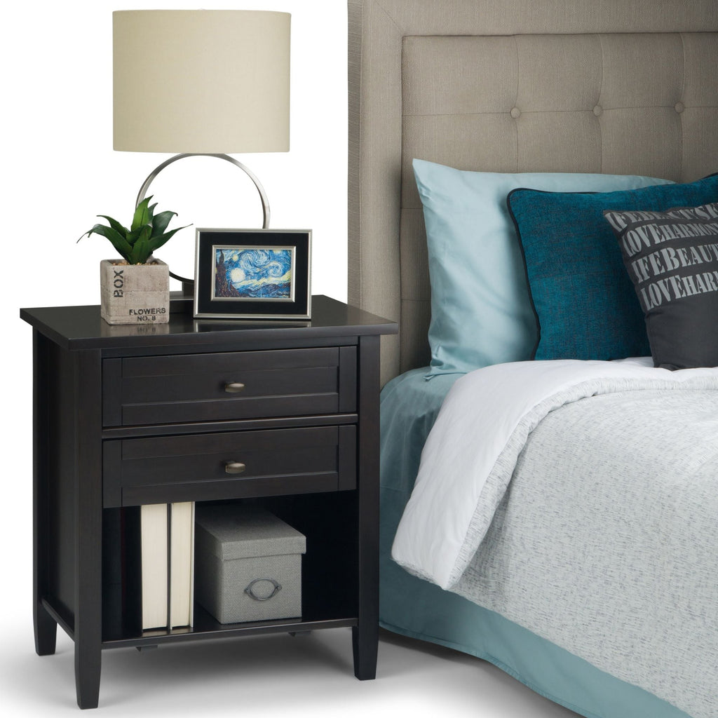 Warm Shaker - Handcrafted Bedside Table by Unique Piece Furniture