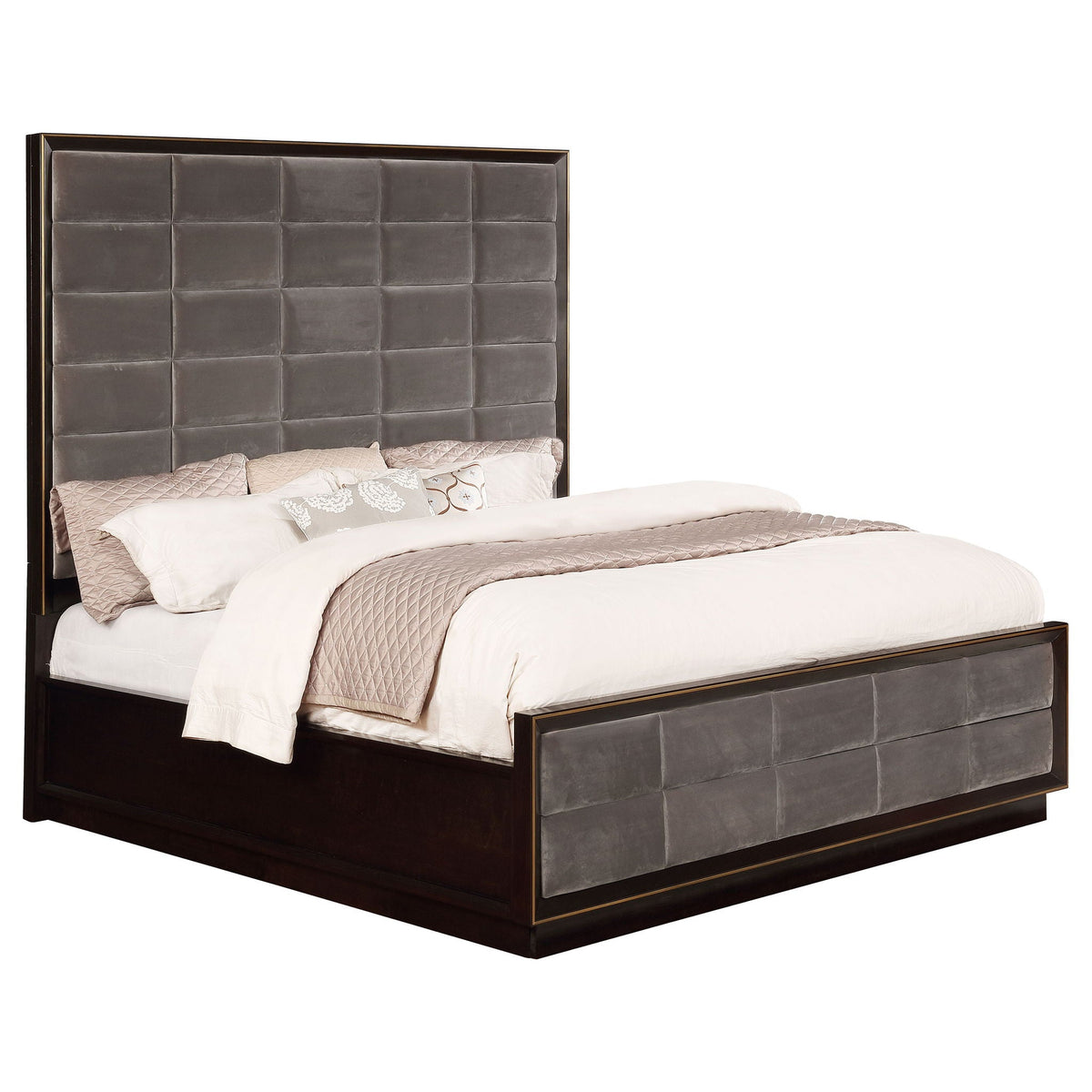 Durango 77-inch Eastern King Panel Bed Smoked Peppercorn by Unique Piece Furniture