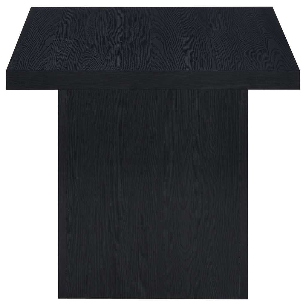 Devar 2-piece Square Cocktail Coffee End Table Set Black by Unique Piece Furniture