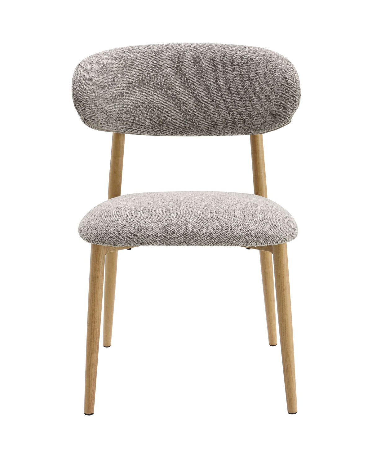 Kacey - Boucle Side Chair (Set of 2) - Gray by Unique Piece Furniture