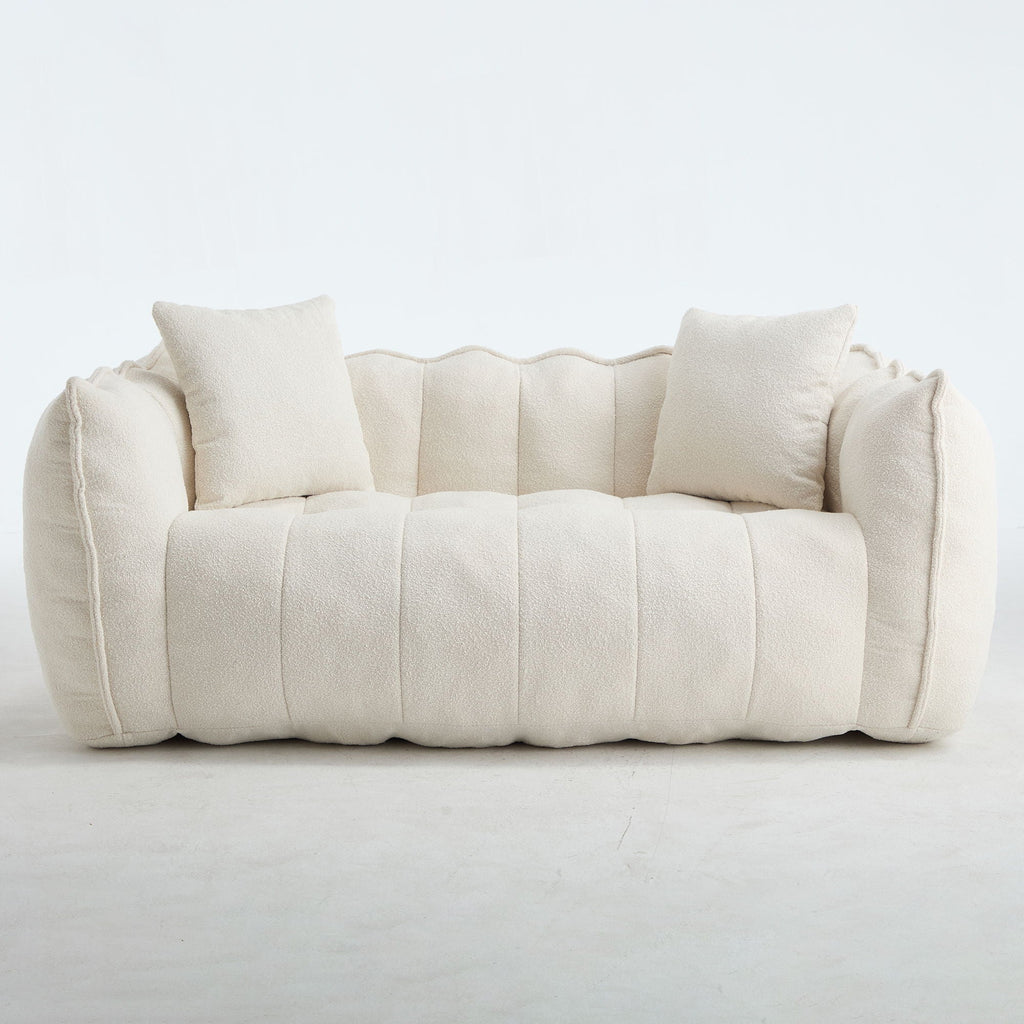 Cozy Beanbag Chair With High Resilience Foam Core For 2 by Unique Piece Furniture