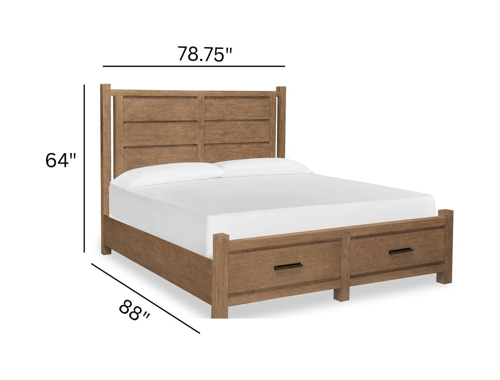 Plum Creek - Panel Storage Bed by Unique Piece Furniture