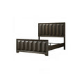 Modern Bed Panel Headboard With Vertical Faceted Design by Unique Piece Furniture