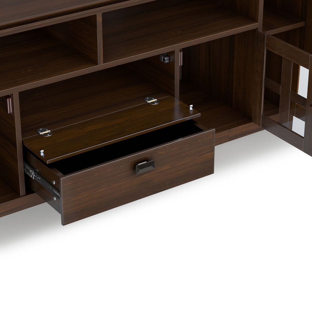 Artisan - TV Media Stand - Natural Aged Brown by Unique Piece Furniture