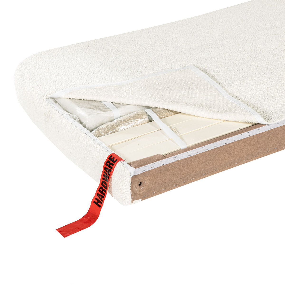 Roman - Curved Headboard Upholstered Platform Bed by Unique Piece Furniture