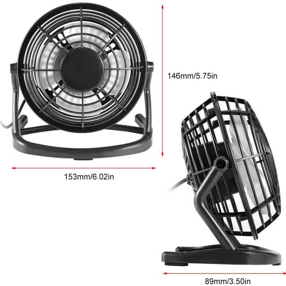 5-Inch USB Personal Desk Fan by DailySale