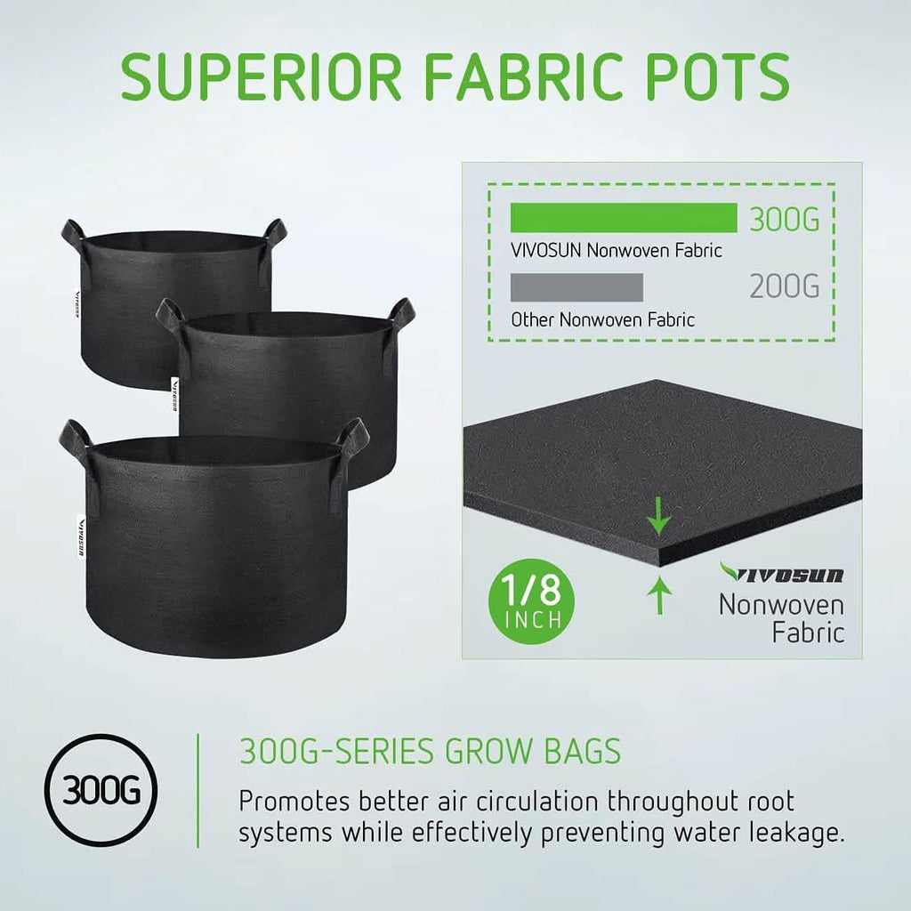5-Pack: Plant Grow Bags by DailySale