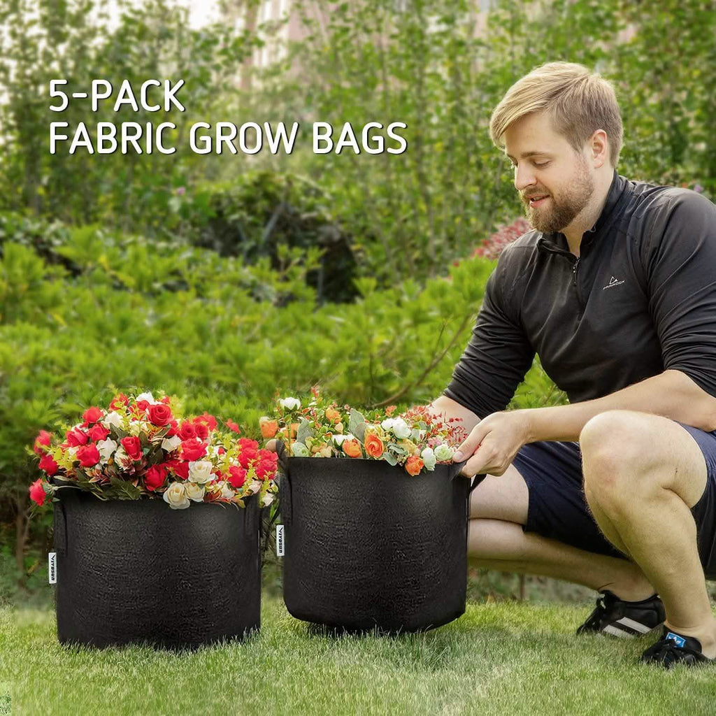 5-Pack: Plant Grow Bags by DailySale