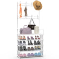 5-Tier Dustproof Entryway Hall Tree Coat and Shoe Rack by DailySale