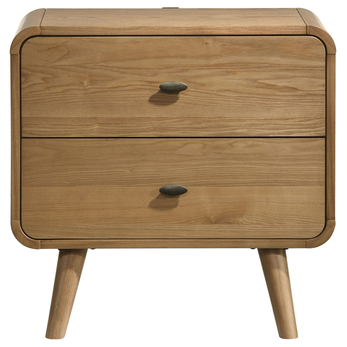 Robyn 2-drawer Nightstand Bedside Table Light Ash by Unique Piece Furniture