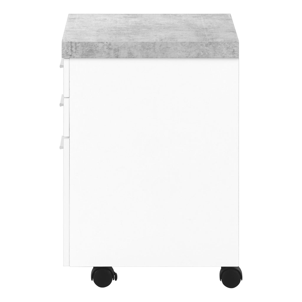 File Cabinet Rolling Mobile Storage Drawers Printer Stand For Office by Unique Piece Furniture