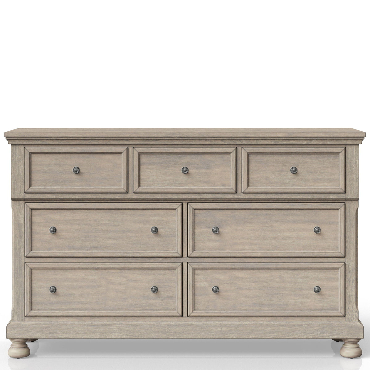 Seven Drawer Dresser - Antique Gray by Unique Piece Furniture