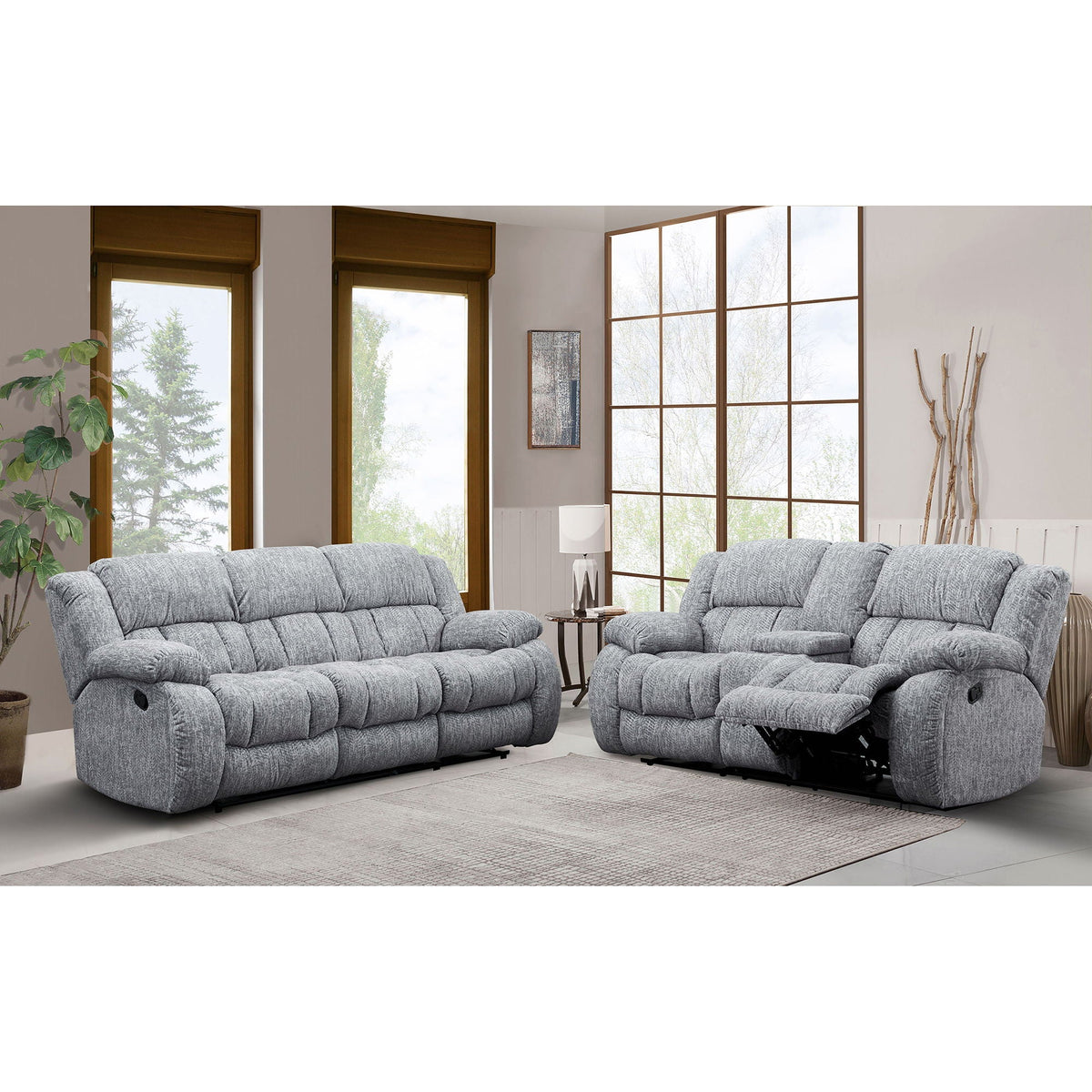 Stonic - Design Reclining Set by Unique Piece Furniture