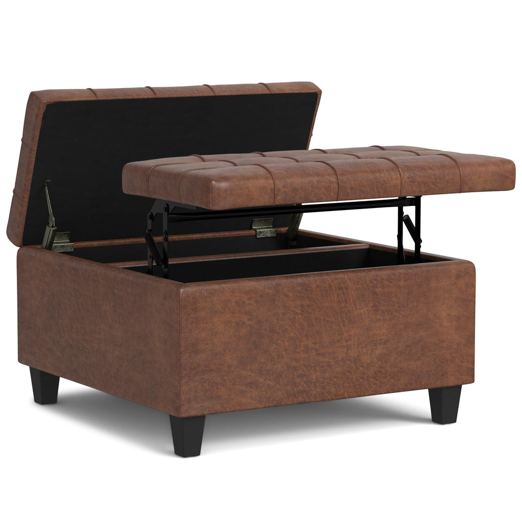 Harrison - Large Coffee Table Storage Ottoman by Unique Piece Furniture