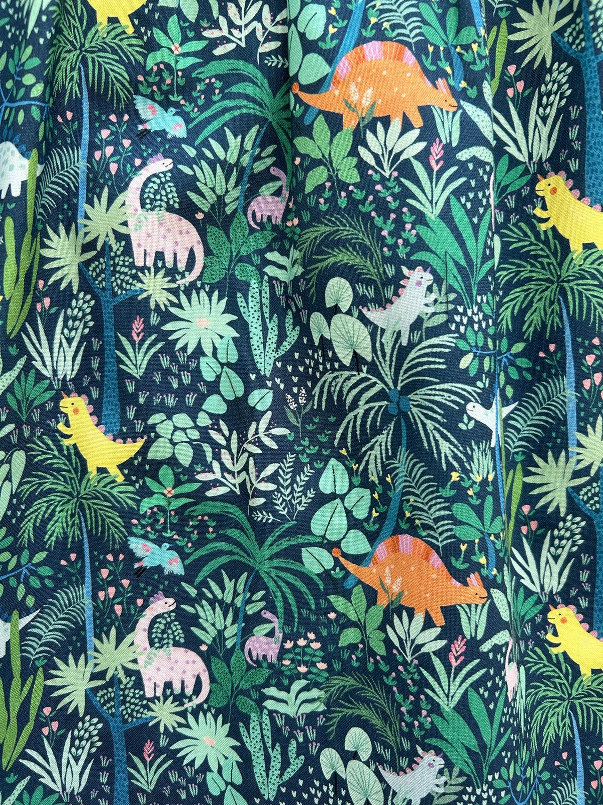 Dino Shorter Length Fit & Flare Dress by Retrolicious