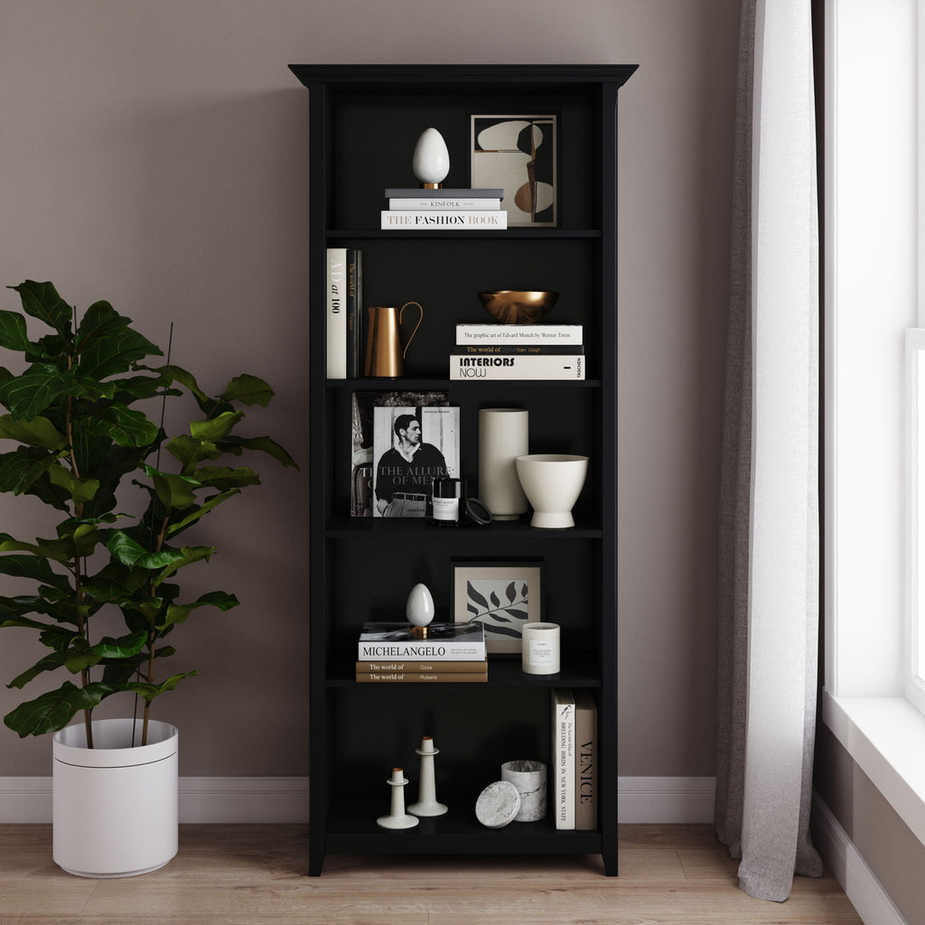 Amherst - 5 Shelf Bookcase, Handcrafted by Unique Piece Furniture