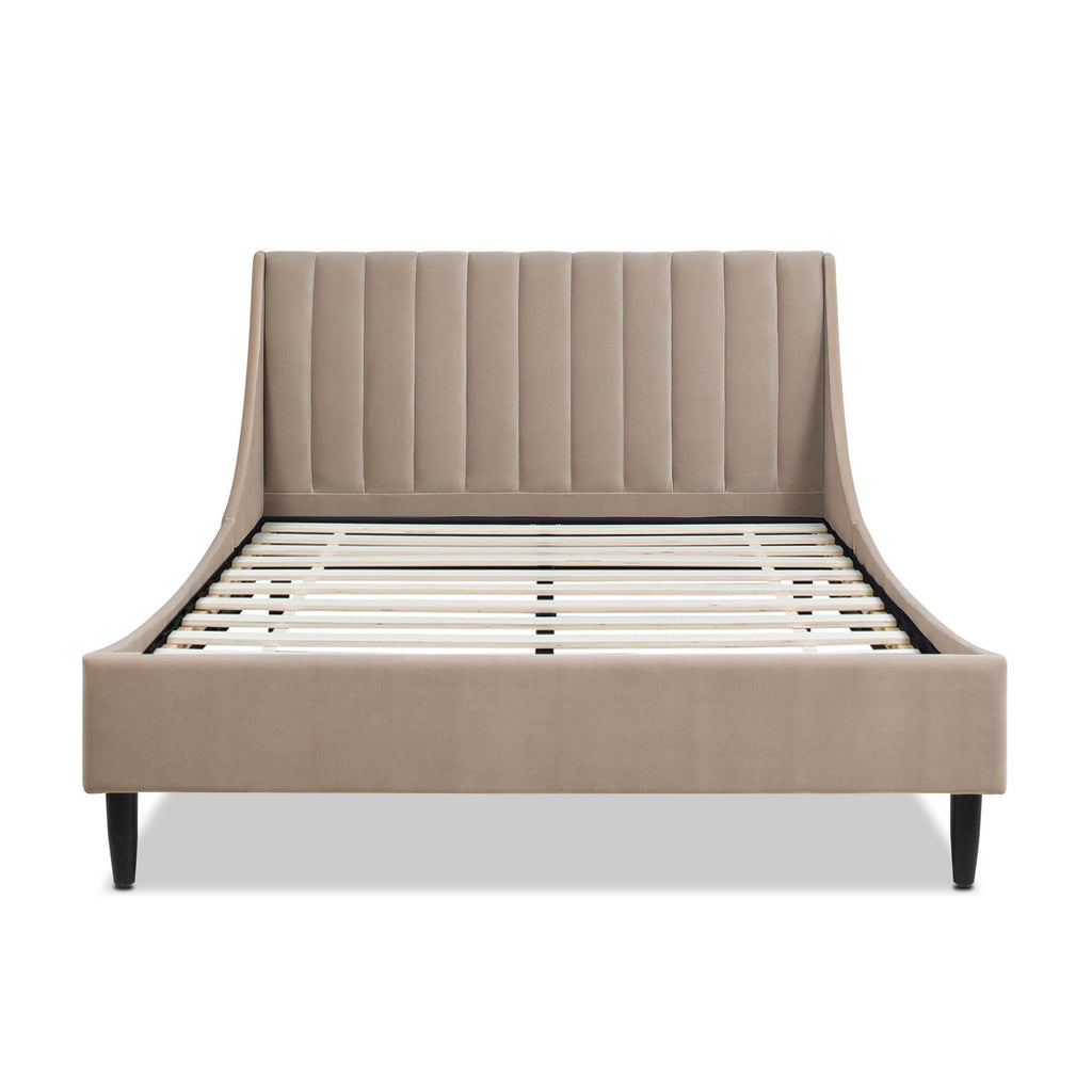 Aspen - Vertical Tufted Modern Headboard Platform Bed Set by Unique Piece Furniture