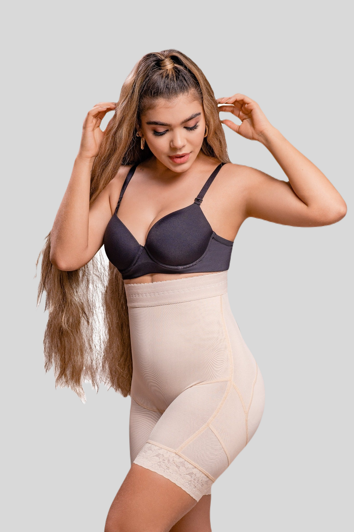 High Waist Short Firm Compression Shaper by Vedette Store