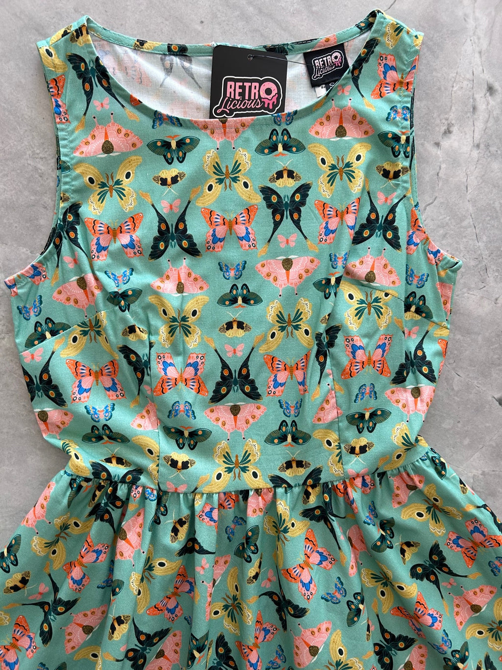 Butterflies Vintage Dress by Retrolicious