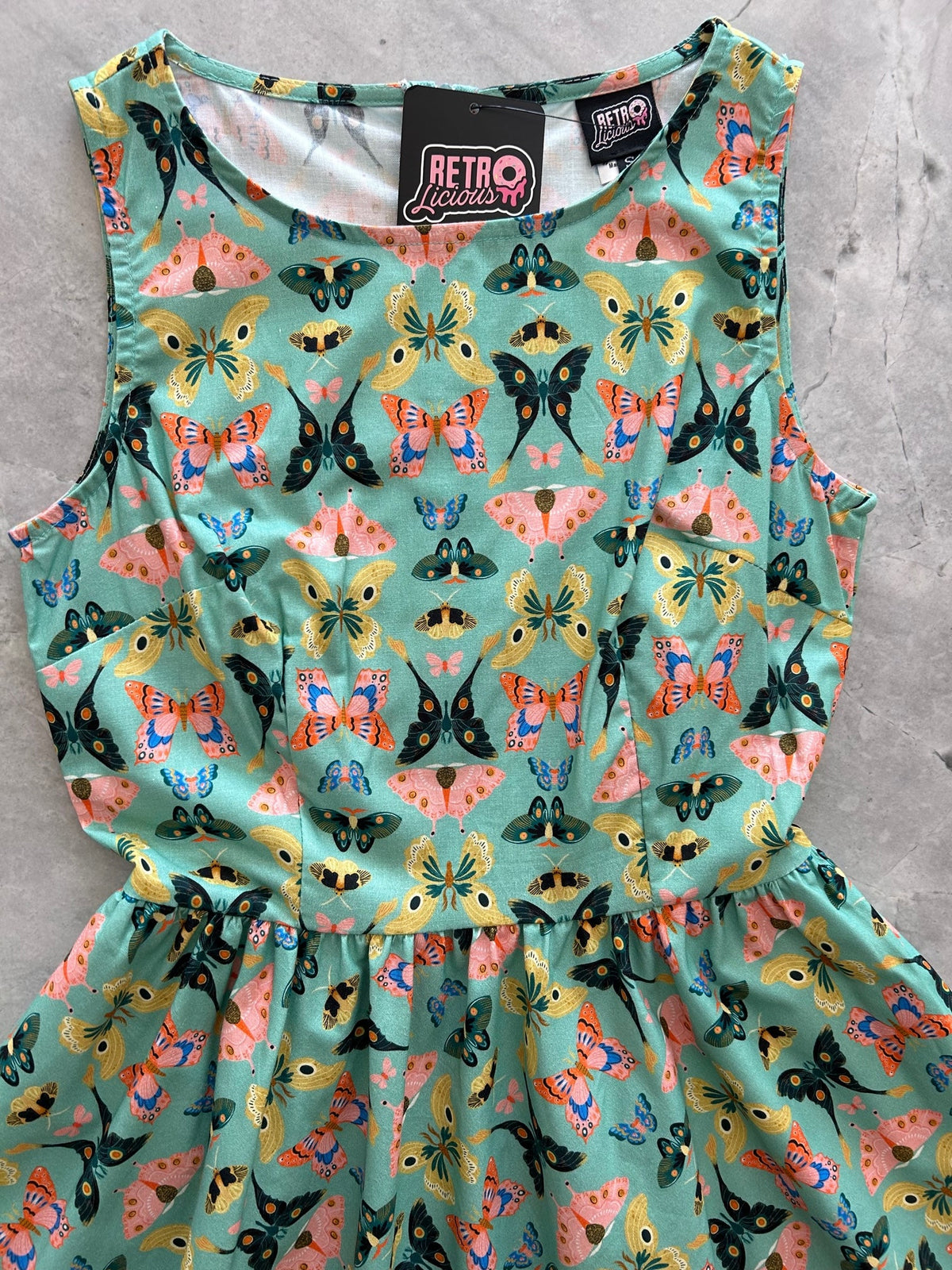 Butterflies Vintage Dress by Retrolicious