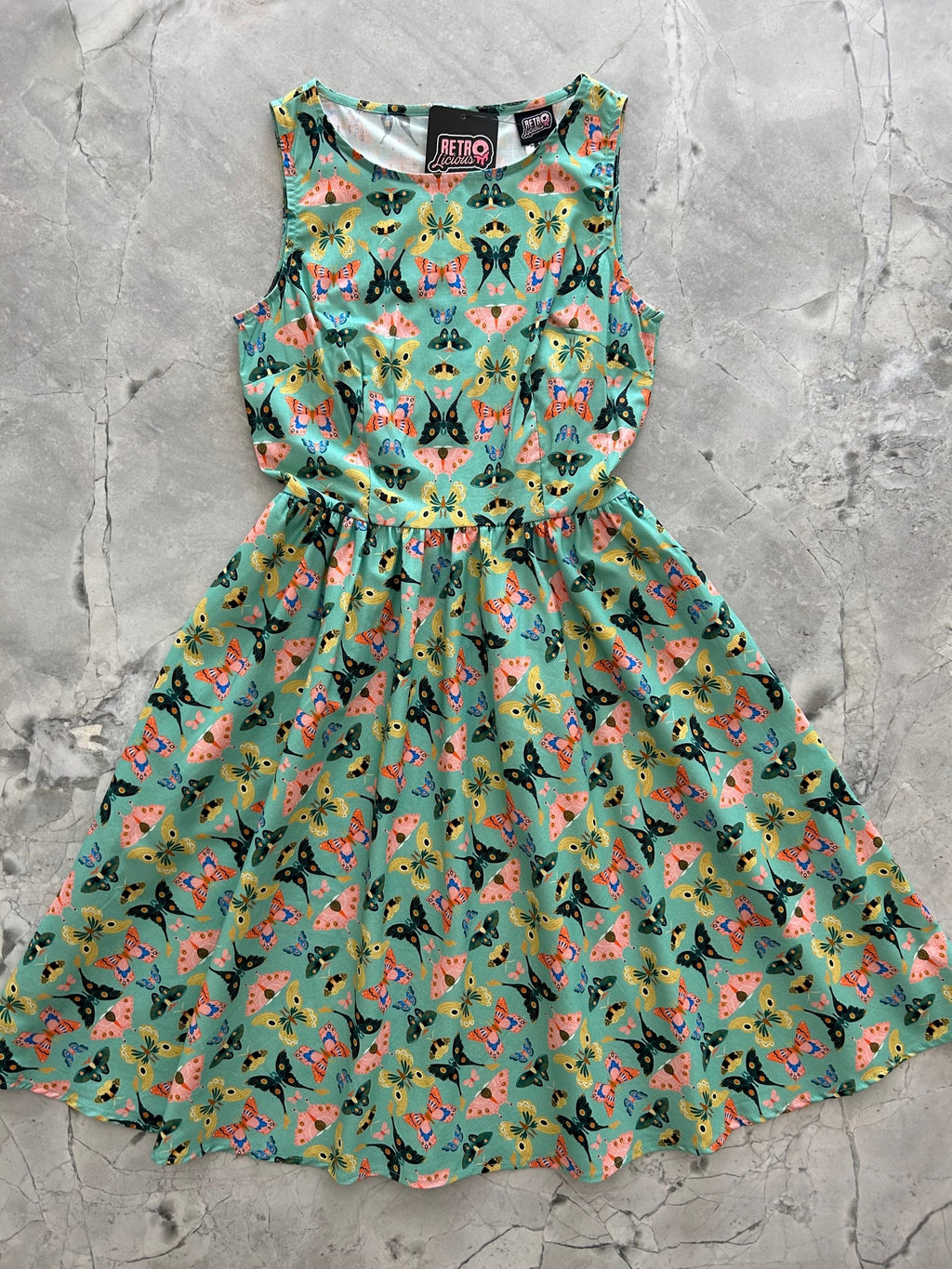 Butterflies Vintage Dress by Retrolicious