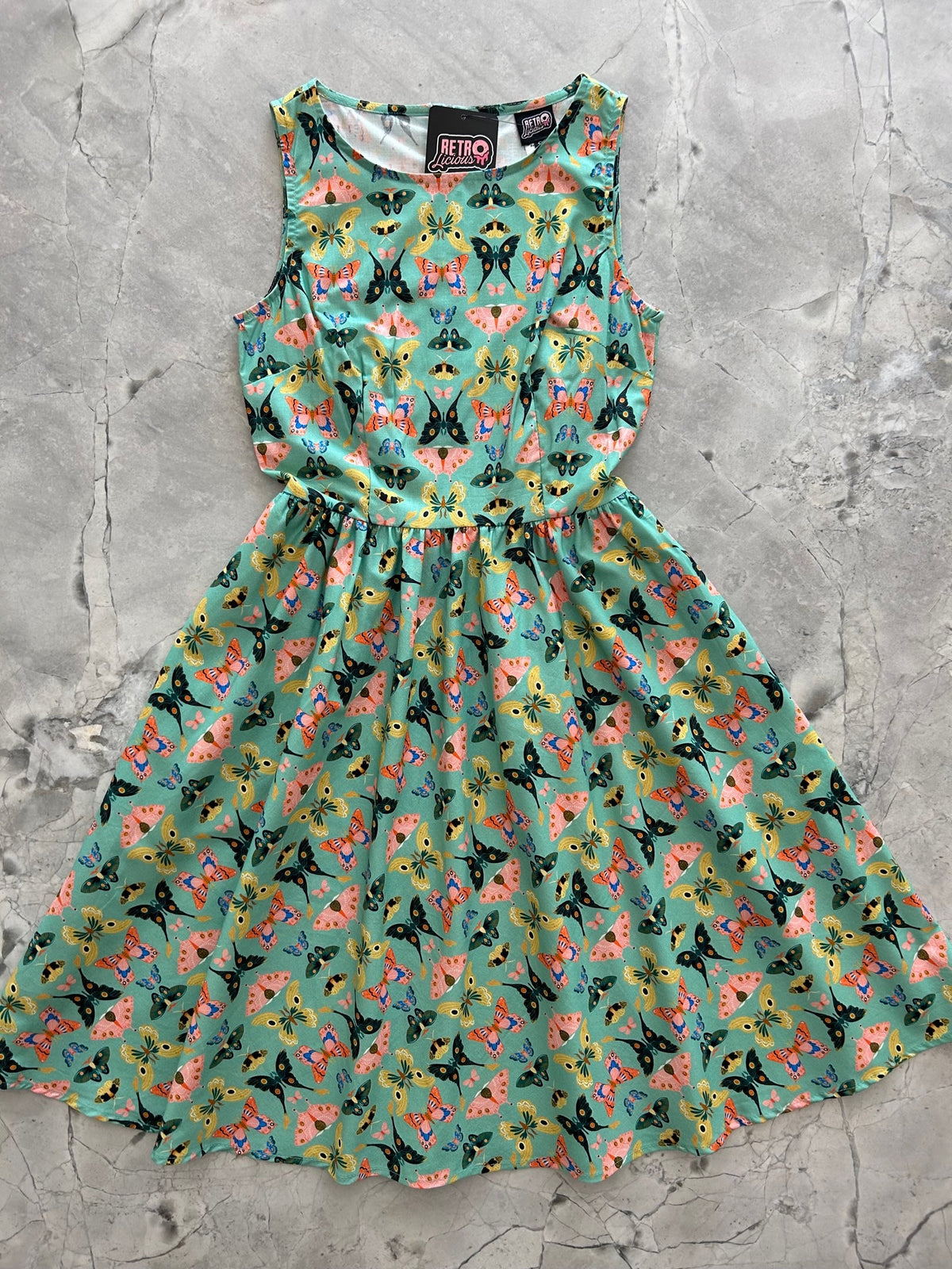 Butterflies Vintage Dress by Retrolicious
