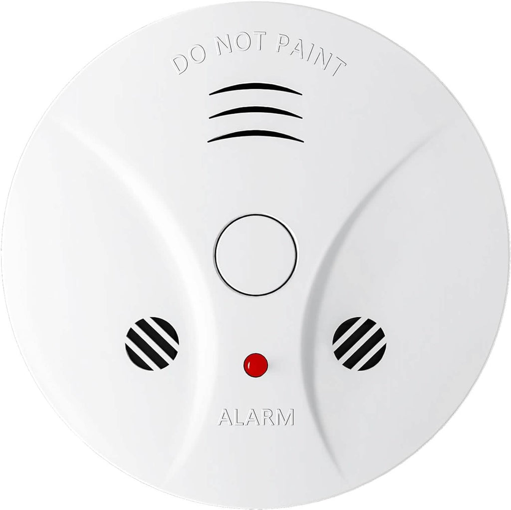 Smoke and Fire Detector Alarm – Portable Photoelectric Fire Alarm with Silence Button by DailySale