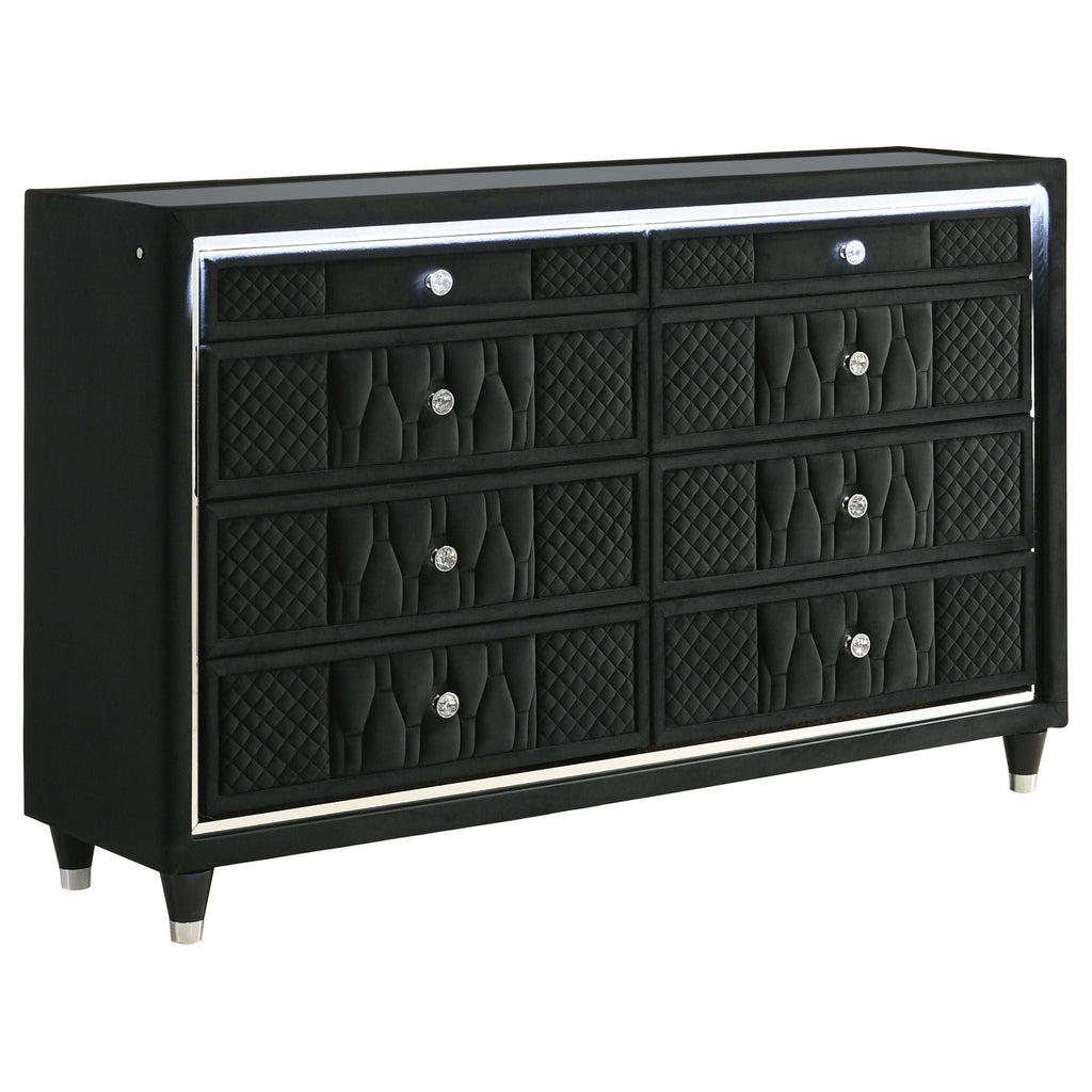 Lorient 4-piece Eastern King Bedroom Set Black by Unique Piece Furniture
