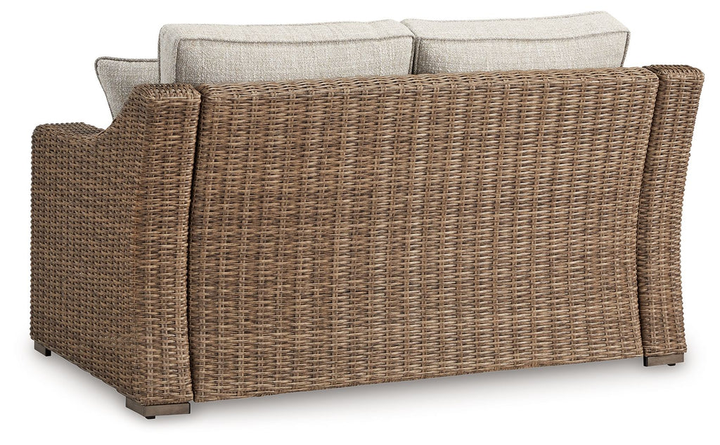 Beachcroft - Loveseat With Cushion - Beige by Unique Piece Furniture