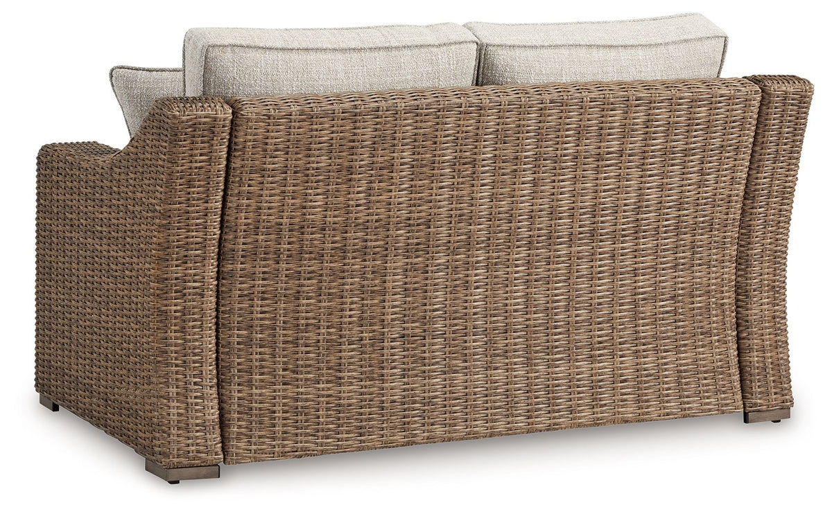 Beachcroft - Loveseat With Cushion - Beige by Unique Piece Furniture