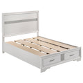 Miranda 51-inch Wood Full Storage Panel Bed White by Unique Piece Furniture