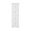 Tall Storage Cabinet With Doors And 4 Shelves For Living Room, Kitchen, Office, Bedroom, Bathroom, Modern by Unique Piece Furniture