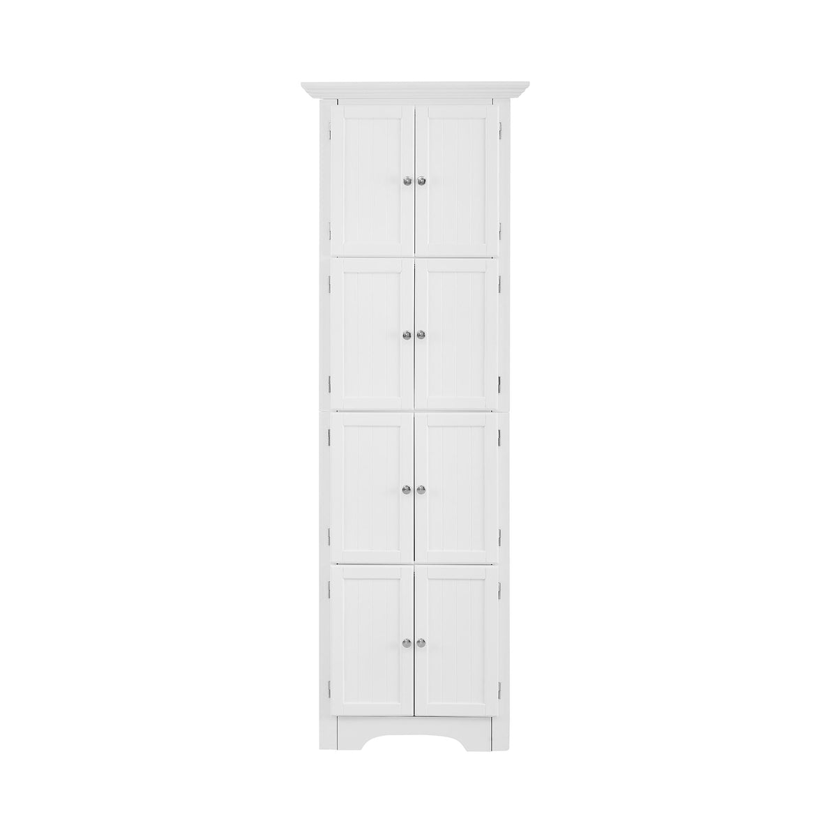 Tall Storage Cabinet With Doors And 4 Shelves For Living Room, Kitchen, Office, Bedroom, Bathroom, Modern by Unique Piece Furniture