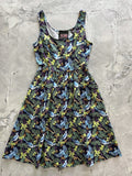 Birds Fit & Flare Dress by Retrolicious