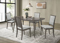 Onslow 5-piece 59-inch Rectangular Dining Set Dark Brown by Unique Piece Furniture